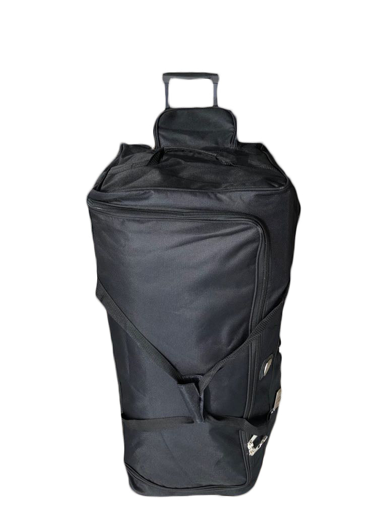 Gothamite 36-inch Duffle Bag With Wheels Cargo Travel Hockey Sports Duffle, Black, XL