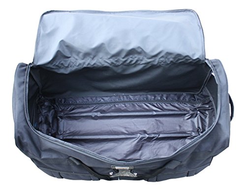 Gothamite 36-inch Duffle Bag With Wheels Cargo Travel Hockey Sports Duffle, Black, XL