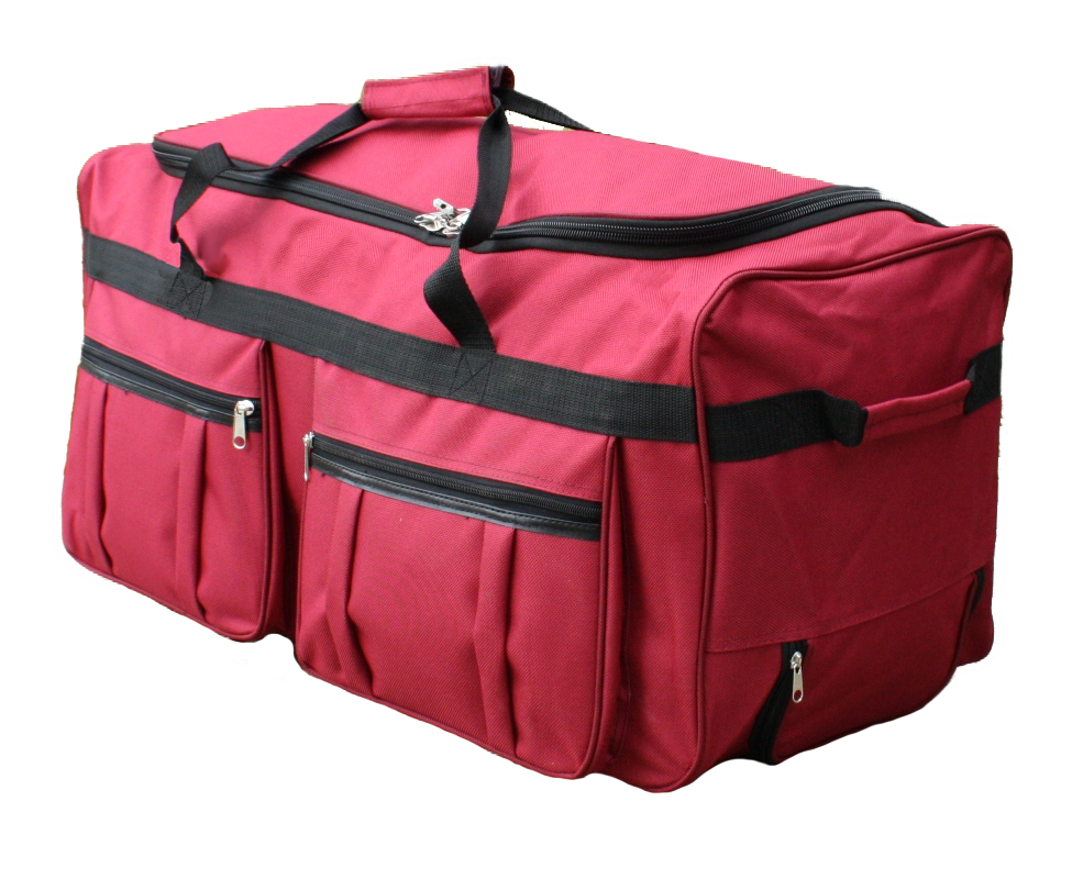 Gothamite 36-inch Duffle Bag With Wheels Cargo Travel Hockey Sports Duffle, Fuchsia, XL