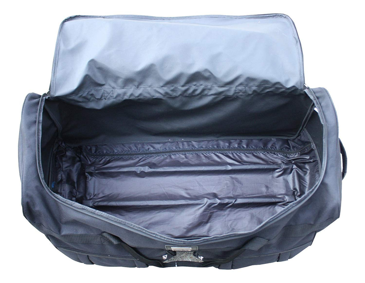 Gothamite 42-inch Wheeled Rolling Duffel Bag Cargo Travel Sports Hockey 42", Black, XL