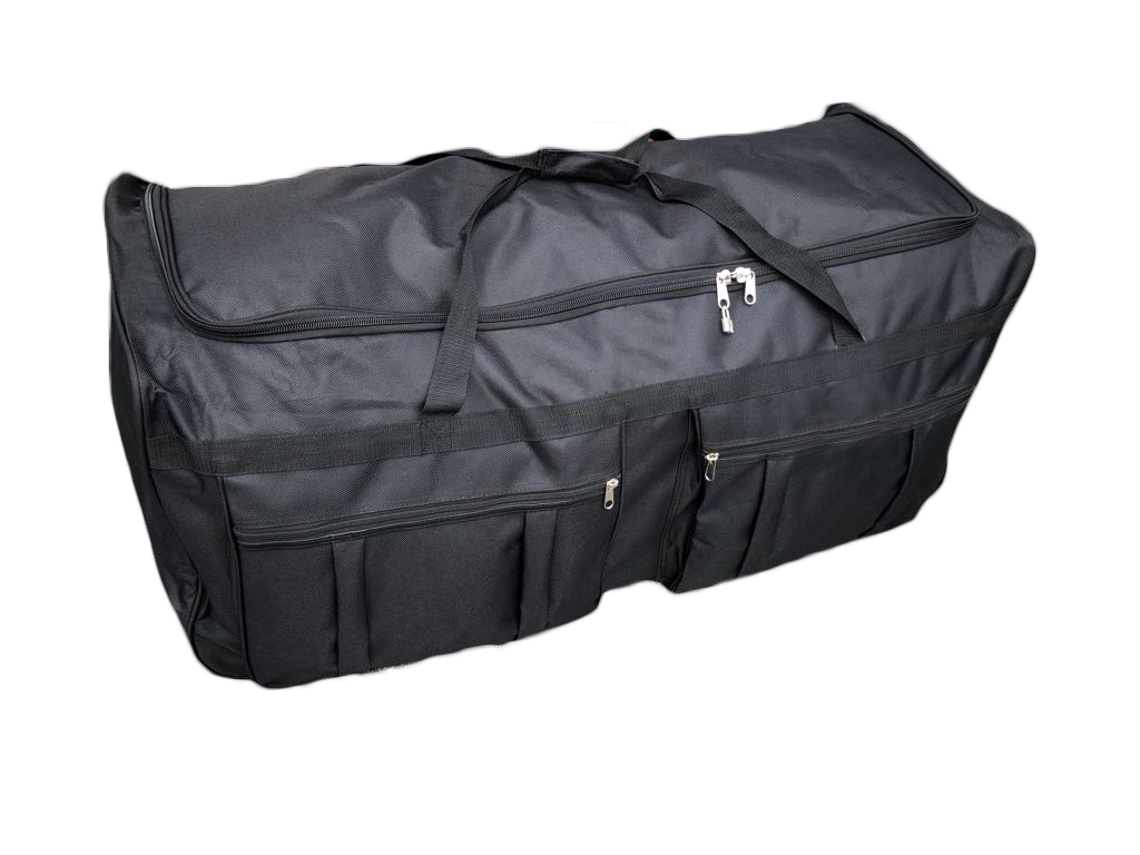 Gothamite 36-inch Duffle Bag With Wheels Cargo Travel Hockey Sports Duffle, Black, XL