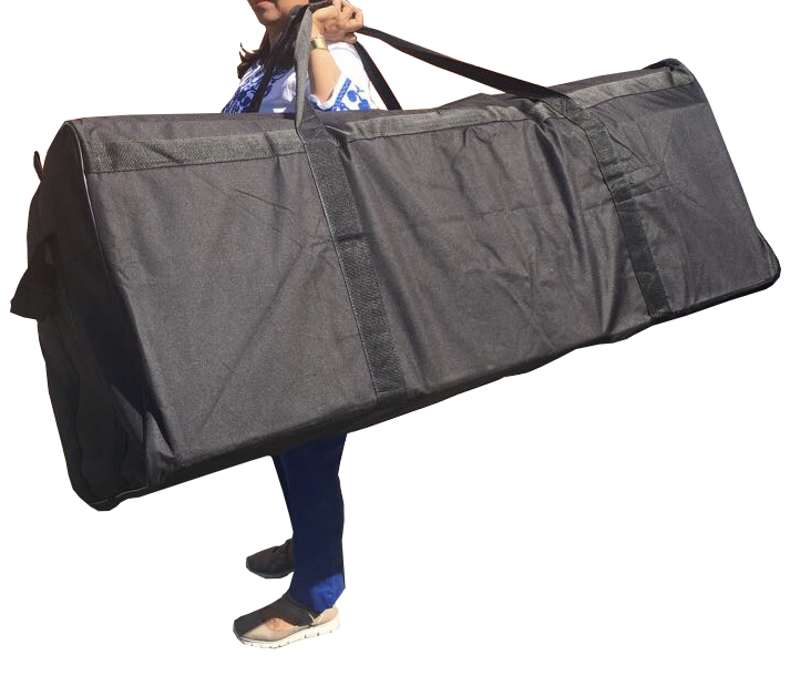 Gothamite 50-inch Duffel Bag Cargo Travel Oversize Hockey Sports Duffle, Black, XL