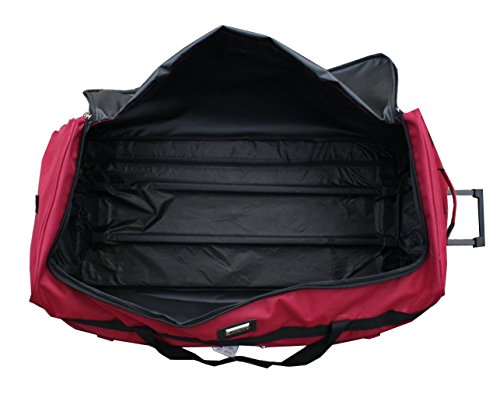 Gothamite 36-inch Duffle Bag With Wheels Cargo Travel Hockey Sports Duffle, Fuchsia, XL