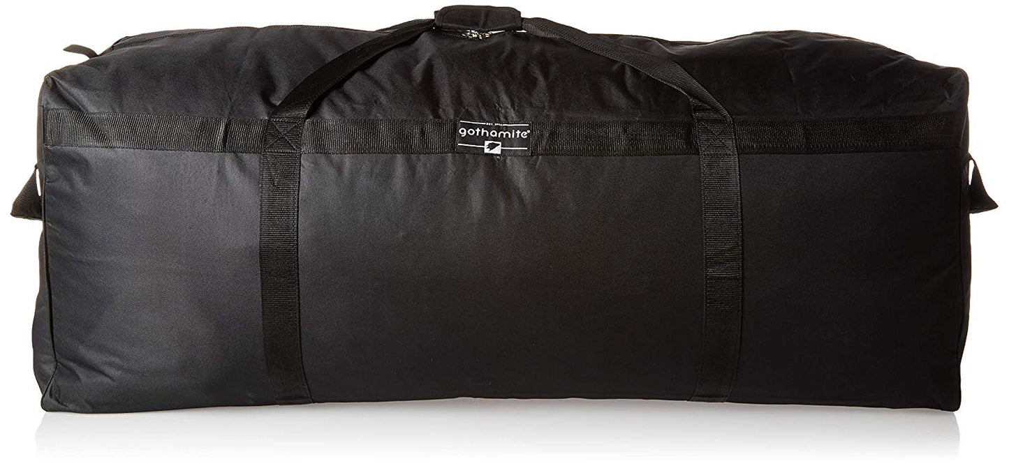 Gothamite 50-inch Duffel Bag Cargo Travel Oversize Hockey Sports Duffle, Black, XL