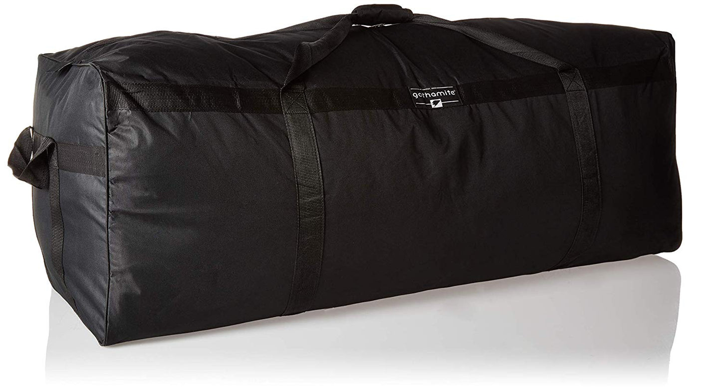 Gothamite 50-inch Duffel Bag Cargo Travel Oversize Hockey Sports Duffle, Black, XL