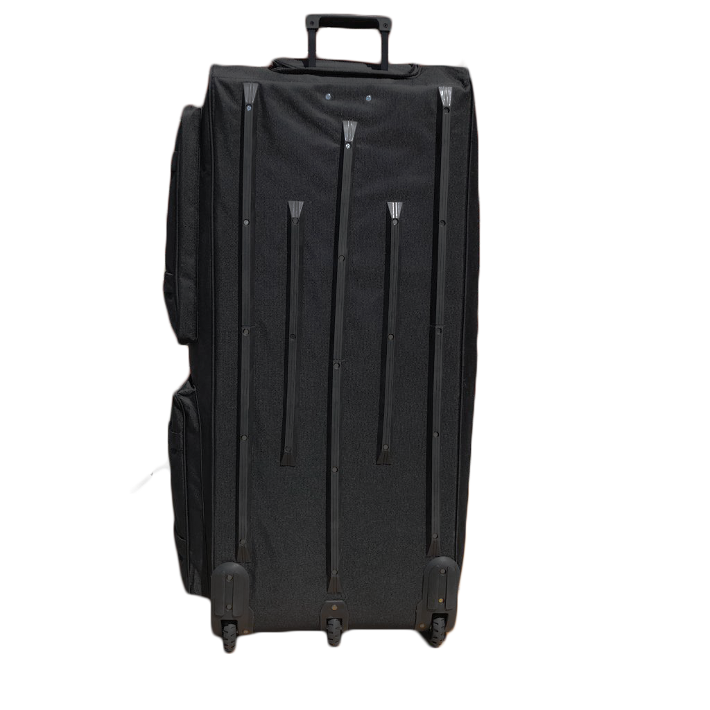 Gothamite 46 Inch Rolling Duffle Bag With Wheels - Christmas Tree Bag, Bottom Wheeled Oversized Travel Luggage Heavy Duty Duffle Bag for Military Bag, Sports Equipment Bag