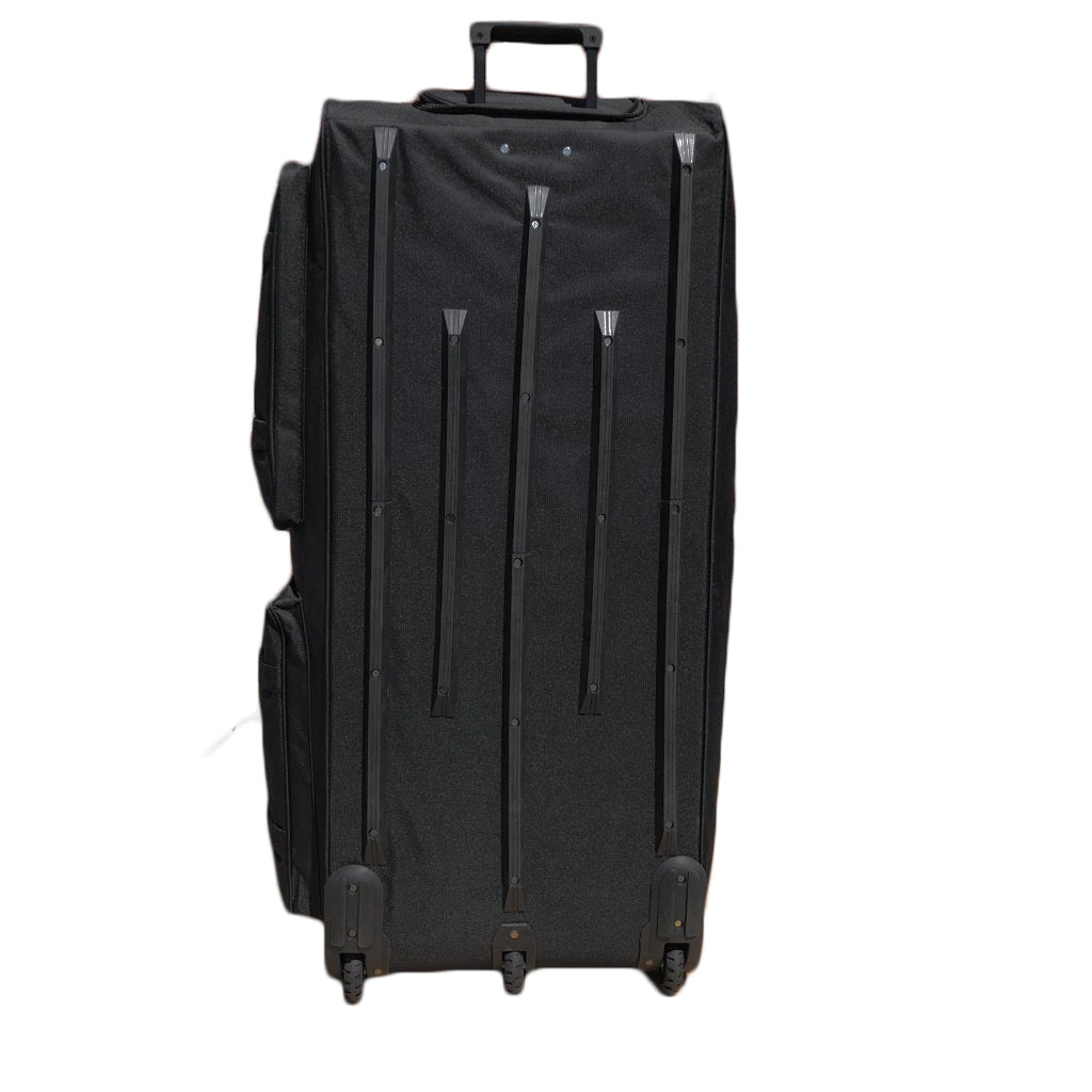 Gothamite 42-inch Wheeled Rolling Duffel Bag Cargo Travel Sports Hockey 42", Black, XL